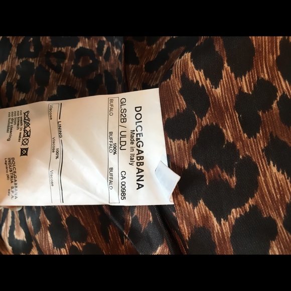 🟡DOLCE & GABANNA Buffalo Leather Jacket